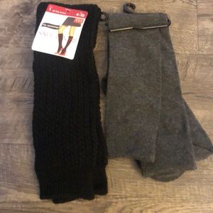 2 pair at the knee socks